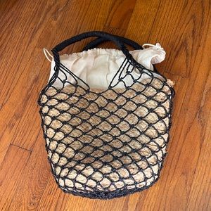 Jcrew straw bag.